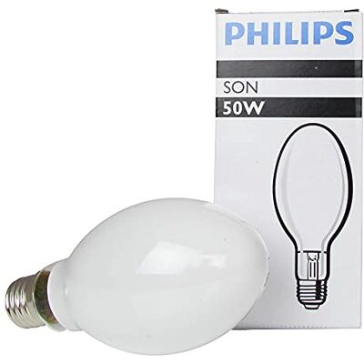 Philips 18189330 50 W E27 3500LM 2000 K Sodium Bulb – Sodium Bulbs (50 W, E27, 3500 Lúmenes, 2000 K, White, 28000 H) Philips 18189330 50 W E27 3500LM 2000 K Sodium Bulb – Sodium Bulbs (50 W, E27, 3500 Lúmenes, 2000 K, White, 28000 H)