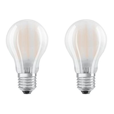 OSRAM Bombilla Led, Blanco, 10.5 x 6 x 6 cm, Set de 2 unidades OSRAM Bombilla Led, Blanco, 10.5 x 6 x 6 cm, Set de 2 unidades