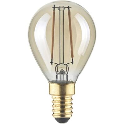 LightMe Bombilla LED E14, forma de gota, 4,5 W, ámbar (diámetro x longitud) 45 mm x 80 mm, 1 unidad LightMe Bombilla LED E14, forma de gota, 4,5 W, ámbar (diámetro x longitud) 45 mm x 80 mm, 1 unidad