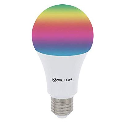 Bombilla inteligente RGB WiFi E27 Tellur - 10W LED Bombilla inteligente RGB WiFi E27 Tellur - 10W LED
