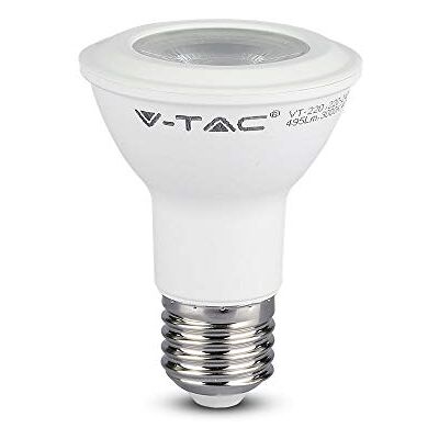 V-TAC Bombilla LED de 7 W, Par20, chip Samsung Pro, casquillo E27 V-TAC Bombilla LED de 7 W, Par20, chip Samsung Pro, casquillo E27