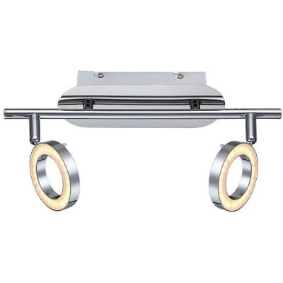 GLOBO ORELL LED-Strahler chrom, 2xLED GLOBO ORELL LED-Strahler chrom, 2xLED