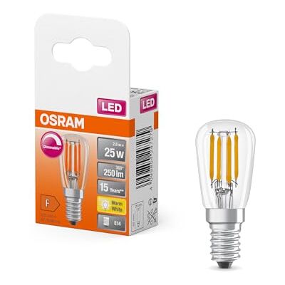 OSRAM LED Lámpara LED especial en forma de lágrima, transparente, multicolor, 2,8 W, 250 lm, 2700 K para luz blanca cálida, casquillo E14, 26 mm de diámetro, EEK F, regulable, paquete de 6 OSRAM LED Lámpara LED especial en forma de lágrima, transparente, multicolor, 2,8 W, 250 lm, 2700 K para luz blanca cálida, casquillo E14, 26 mm de diámetro, EEK F, regulable, paquete de 6