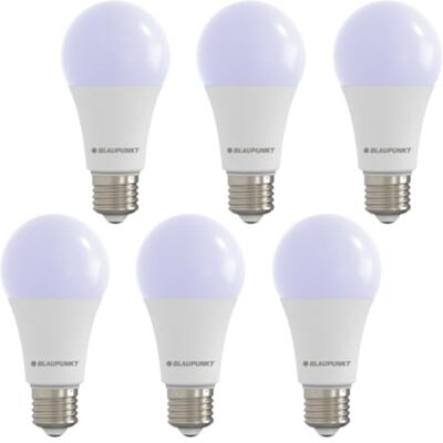 Blaupunkt Bombilla GLS E27 A65 LED 18W 1980 Lúmenes Blanco Frío, 6 unidades Casquillo Edison E27, luz completa inmediata, alta intensidad de 1980 lm, garantía de 3 años, para iluminación de precisión Blaupunkt Bombilla GLS E27 A65 LED 18W 1980 Lúmenes Blanco Frío, 6 unidades Casquillo Edison E27, luz completa inmediata, alta intensidad de 1980 lm, garantía de 3 años, para iluminación de precisión