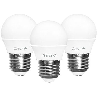 Garza Pack 2+1 Bombillas Led Esférica, Casquillo E27, Luz Neutra 3000K, 4.2W, 470 Lúmenes, G45. No Regulable. Garza Pack 2+1 Bombillas Led Esférica, Casquillo E27, Luz Neutra 3000K, 4.2W, 470 Lúmenes, G45. No Regulable.