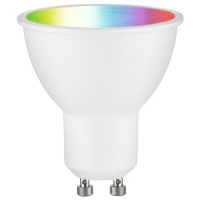 Paulmann Reflector LED estándar 230V Smart Home Zigbee, GU10, 350lm, 4,8W, RGBW+, regulable, blanco mate, fuente de luz Paulmann Reflector LED estándar 230V Smart Home Zigbee, GU10, 350lm, 4,8W, RGBW+, regulable, blanco mate, fuente de luz