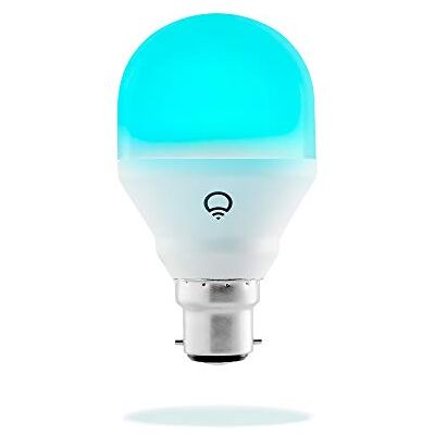 LIFX Mini (B22) Bombilla de luz LED inteligente Wi-F, ajustable, multicolor, regulable, no requiere concentrador, funciona con Alexa, Apple HomeKit y Google Assistant LIFX Mini (B22) Bombilla de luz LED inteligente Wi-F, ajustable, multicolor, regulable, no requiere concentrador, funciona con Alexa, Apple HomeKit y Google Assistant