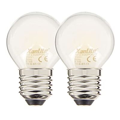 Xanlite Bombilla LED Filamento casquillo E14 806lm blanco neutro Material plástico Clase A++ Bajo consumo Fácil instalación Xanlite Bombilla LED Filamento casquillo E14 806lm blanco neutro Material plástico Clase A++ Bajo consumo Fácil instalación