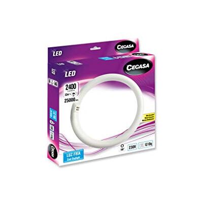 CEGASA LAMPARA LED Tubo Circular G10Q 32W 2400LM 6500, Negro, Estandar CEGASA LAMPARA LED Tubo Circular G10Q 32W 2400LM 6500, Negro, Estandar