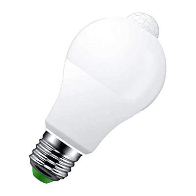 LEDLUX Lámpara LED E27 con sensor de movimiento, 12W 1050 lúmenes, forma de bombilla A60, blanco frío 6500K LEDLUX Lámpara LED E27 con sensor de movimiento, 12W 1050 lúmenes, forma de bombilla A60, blanco frío 6500K