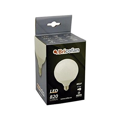 Cofan Bombilla led globo Con ángulos de 250° y 270° Lúmenes en 806 lm y 1520 lm con 11 y 18 w Color luz de 4.000 K Rosca E27 Cofan Bombilla led globo Con ángulos de 250° y 270° Lúmenes en 806 lm y 1520 lm con 11 y 18 w Color luz de 4.000 K Rosca E27