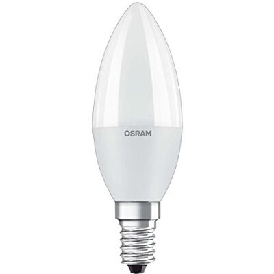 OSRAM LED STAR Vela FR 60 no regulable 7W 2700K Blanco cálido E14 Lote de 6 unidades OSRAM LED STAR Vela FR 60 no regulable 7W 2700K Blanco cálido E14 Lote de 6 unidades