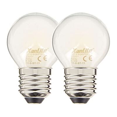 Xanlite Bombilla LED filamento llama casquillo E14 806lm blanco cálido Clase A++ Clásico Bajo consumo Fácil instalación Xanlite Bombilla LED filamento llama casquillo E14 806lm blanco cálido Clase A++ Clásico Bajo consumo Fácil instalación