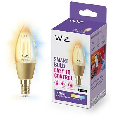 WIZ Bombilla Inteligente WiFi - Vintage Ámbar Regulable LED E14 5W WIZ Bombilla Inteligente WiFi - Vintage Ámbar Regulable LED E14 5W
