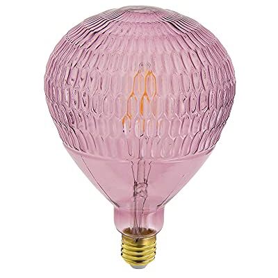 Xanlite Bombilla LED Vintage Decorativa Rosa Globo, Casquillo E27 Bombilla de Filamento LED E27 Vintage Ángulo de Iluminación 320°, Bombilla Vintage Grande 4W 300 lm Xanlite Bombilla LED Vintage Decorativa Rosa Globo, Casquillo E27 Bombilla de Filamento LED E27 Vintage Ángulo de Iluminación 320°, Bombilla Vintage Grande 4W 300 lm