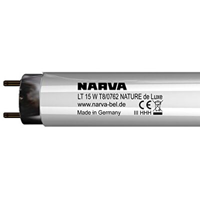 Narva lámpara fluorescente T8 LT 15 W/0762 Carne Cocina G13 11015 0153 Narva lámpara fluorescente T8 LT 15 W/0762 Carne Cocina G13 11015 0153