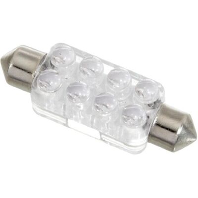 Lampa Pilot Bombilla SV8,5-8 para luz interior de coche (8 LED, 13 x 44 mm), color blanco Lampa Pilot Bombilla SV8,5-8 para luz interior de coche (8 LED, 13 x 44 mm), color blanco