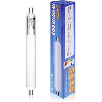 Bonlux 7W LED S19 S19S Tubo Bombilla Sofito de 310MM, Reemplazo a 65W Tradicionales LED Tubo S19 Fluorescente, para Cocina, Restaurante, Oficina (Luz Natural 4000K) Bonlux 7W LED S19 S19S Tubo Bombilla Sofito de 310MM, Reemplazo a 65W Tradicionales LED Tubo S19 Fluorescente, para Cocina, Restaurante, Oficina (Luz Natural 4000K)