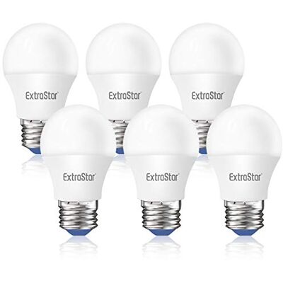 EXTRASTAR Bombillas LED 4W E27 G45, 320 Lúmen, Luz Fría 6500K, No regulable, 6Pcs EXTRASTAR Bombillas LED 4W E27 G45, 320 Lúmen, Luz Fría 6500K, No regulable, 6Pcs
