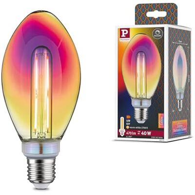 Paulmann Lámpara LED Fantastic Colours B75 bombilla 5 W, regulable, fuente de luz, dicroico, luz eficiente, blanco cálido 2700 K E27 Paulmann Lámpara LED Fantastic Colours B75 bombilla 5 W, regulable, fuente de luz, dicroico, luz eficiente, blanco cálido 2700 K E27