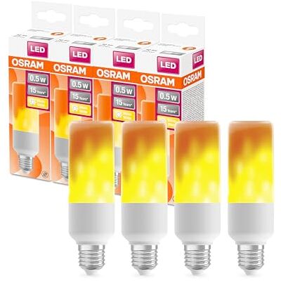 OSRAM LED STAR STICK Bombilla LED efecto de llama, Casquillo E14 OSRAM LED STAR STICK Bombilla LED efecto de llama, Casquillo E14