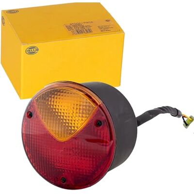 HELLA Piloto posterior 24V montaje exterior/atornillado Color de tulipa: rojo/amarillo Cable: 200mm Conector: extremos de cable abiertos derecha Cant.: 20 HELLA Piloto posterior 24V montaje exterior/atornillado Color de tulipa: rojo/amarillo Cable: 200mm Conector: extremos de cable abiertos derecha Cant.: 20
