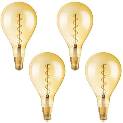 OSRAM Vintage 1906 LED Special Shapes Regulable 4W 820 Gold E27,4-Pack OSRAM Vintage 1906 LED Special Shapes Regulable 4W 820 Gold E27,4-Pack