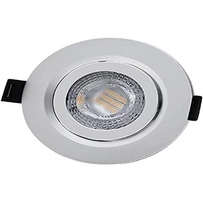 EDM DOWNLIGHT LED EMPOTRAR 9W 806Lm RA80 3200K REDONDO MARCO CROMO EDM DOWNLIGHT LED EMPOTRAR 9W 806Lm RA80 3200K REDONDO MARCO CROMO