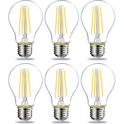 Amazon Basics - Bombilla LED - Blanco cálido - 806 lúmenes - No regulable Amazon Basics - Bombilla LED - Blanco cálido - 806 lúmenes - No regulable