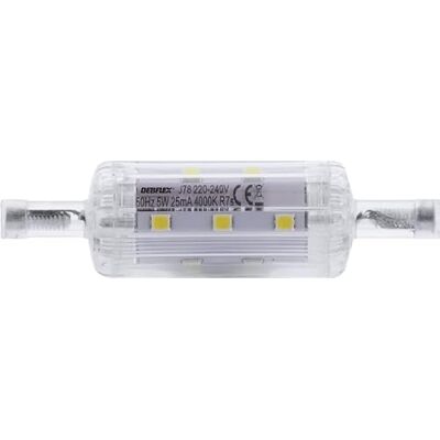 DEBFLEX Bombilla LED con casquillo de tornillo (bombilla LED, equivalente a bombilla halógena, 75 mm, 3000 K, Rs7, 3000, Rs7, 3000, ) DEBFLEX Bombilla LED con casquillo de tornillo (bombilla LED, equivalente a bombilla halógena, 75 mm, 3000 K, Rs7, 3000, Rs7, 3000, )