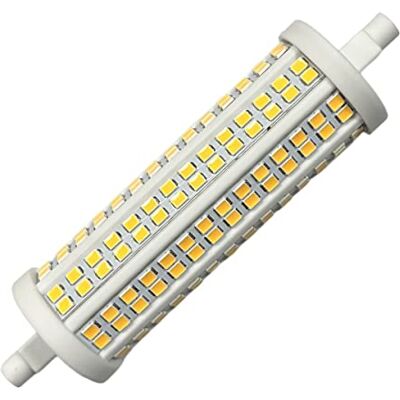 LEDLUX Lámpara LED R7S 118mm Regulable, 20W=250W 2500lm, Diámetro 30mm, Ángulo de Luz 360° (1, Blanco cálido 3000K) LEDLUX Lámpara LED R7S 118mm Regulable, 20W=250W 2500lm, Diámetro 30mm, Ángulo de Luz 360° (1, Blanco cálido 3000K)