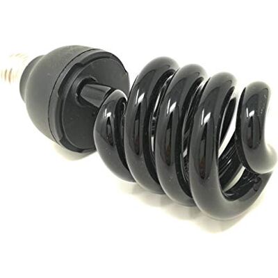 LEOFLA Bombilla Espiral Uv Luz Negra 28W Para Discoteca Fiestas Efecto Fluorescente LEOFLA Bombilla Espiral Uv Luz Negra 28W Para Discoteca Fiestas Efecto Fluorescente