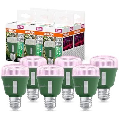OSRAM LED STAR GROW LAMP T 60, lámpara LED, clara, 10 W, 330 lm, 25000 h, CRI 80,6-Pack OSRAM LED STAR GROW LAMP T 60, lámpara LED, clara, 10 W, 330 lm, 25000 h, CRI 80,6-Pack