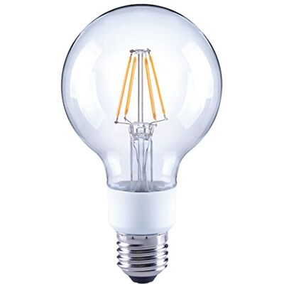 Arteko LED Globe G80 regulable, E27, 5 W, 470 lm, transparente Arteko LED Globe G80 regulable, E27, 5 W, 470 lm, transparente