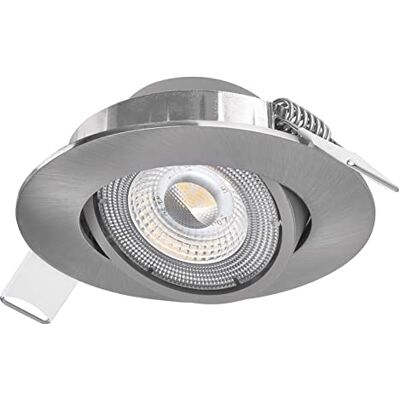 EMOS Foco empotrable (5 W, 230 V, luz blanca cálida, 3000 K, 450 lúmenes, bajo consumo, A+) EMOS Foco empotrable (5 W, 230 V, luz blanca cálida, 3000 K, 450 lúmenes, bajo consumo, A+)