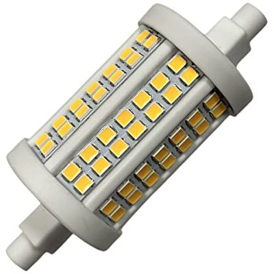 LEDLUX Lámpara LED regulable R7S de 78 mm, 15 W = 180 W 1800 lm, diámetro 30 mm, ángulo de luz 360 ° (1, Blanco cálido 3000K) LEDLUX Lámpara LED regulable R7S de 78 mm, 15 W = 180 W 1800 lm, diámetro 30 mm, ángulo de luz 360 ° (1, Blanco cálido 3000K)