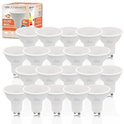 LED ATOMANT 20x Bombilla LED GU10 8W Color Luz Neutra 800lm Color Blanco Neutro 4500K LED ATOMANT 20x Bombilla LED GU10 8W Color Luz Neutra 800lm Color Blanco Neutro 4500K