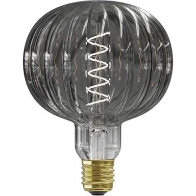 CALEX Pulse Metz Smokey Bombilla LED, diámetro de 125 mm, casquillo E27, 4 W, 2200 K, 70 lm, etiqueta energética B CALEX Pulse Metz Smokey Bombilla LED, diámetro de 125 mm, casquillo E27, 4 W, 2200 K, 70 lm, etiqueta energética B