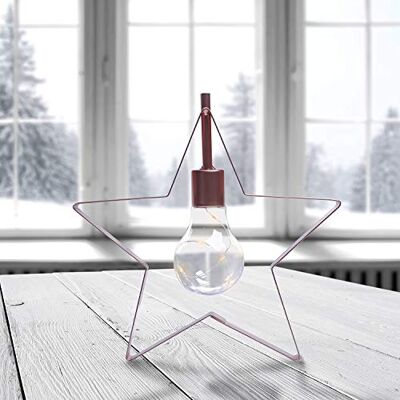 DecoKing Star Lámpara LED (5 unidades, luz blanca cálida, funciona con pilas) DecoKing Star Lámpara LED (5 unidades, luz blanca cálida, funciona con pilas)