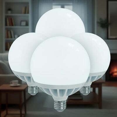 LED ATOMANT 4x Bombilla LED Globo E27 G120 25W Color Luz Fria 2450lm Color Blanco Frio 6500K, Angulo apertura 330º LED ATOMANT 4x Bombilla LED Globo E27 G120 25W Color Luz Fria 2450lm Color Blanco Frio 6500K, Angulo apertura 330º