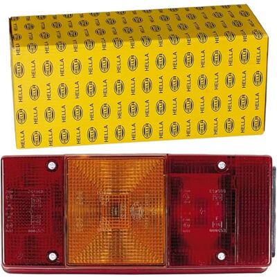 HELLA Piloto posterior Lámparas incandescentes 12V montaje exterior Color de tulipa: rojo Conector: Conector plano derecha Cant.: 1 HELLA Piloto posterior Lámparas incandescentes 12V montaje exterior Color de tulipa: rojo Conector: Conector plano derecha Cant.: 1