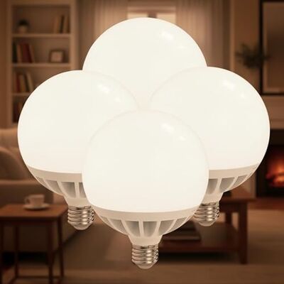 LED ATOMANT 4x Bombilla LED Globo E27 G120 25W Color Luz Neutra 2450lm Color Blanco Neutro 4500K, Angulo apertura 330º LED ATOMANT 4x Bombilla LED Globo E27 G120 25W Color Luz Neutra 2450lm Color Blanco Neutro 4500K, Angulo apertura 330º