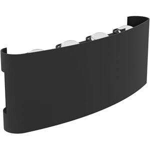 Eglo LED lámpara de pared exterior Cosolenzo-E, aplique para exteriores con efecto lente, aluminio negro, blanca cálida, IP44 Eglo LED lámpara de pared exterior Cosolenzo-E, aplique para exteriores con efecto lente, aluminio negro, blanca cálida, IP44