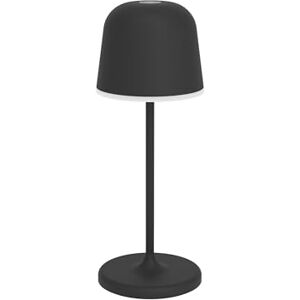 Eglo Mannera-S Lámpara de mesa LED con batería, inalámbrica, para exteriores, regulable, con estaca, aluminio, acero en negro, IP54 Eglo Mannera-S Lámpara de mesa LED con batería, inalámbrica, para exteriores, regulable, con estaca, aluminio, acero en negro, IP54