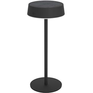 Eglo Lámpara solar de mesa LED para exteriores, batería inalámbrica, regulable, metal en negro, cálido, neutro frío, IP54 Eglo Lámpara solar de mesa LED para exteriores, batería inalámbrica, regulable, metal en negro, cálido, neutro frío, IP54