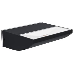 Eglo LED LED fuera de la lámpara de pared Sorronaro, luz al aire libre, luz de pared LED de aluminio en negro y plástico en blanco, lámpara externa LED blanca caliente, IP44 Eglo LED LED fuera de la lámpara de pared Sorronaro, luz al aire libre, luz de pared LED de aluminio en negro y plástico en blanco, lámpara externa LED blanca caliente, IP44