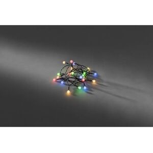 Konstsmide 1491 – 507 – Guirnalda de luces LED, plástico, color negro Konstsmide 1491 – 507 – Guirnalda de luces LED, plástico, color negro