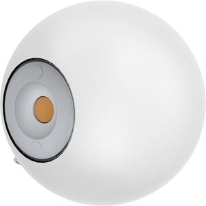 Eglo LED lámpara de pared de exterior Abugo, iluminación de exterior de 2 luces, luz de pared LED de aluminio fundido en blanco y cristal transparente, IP54 Eglo LED lámpara de pared de exterior Abugo, iluminación de exterior de 2 luces, luz de pared LED de aluminio fundido en blanco y cristal transparente, IP54