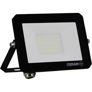 OSRAM Foco LED LUX moderno de 20 W, 1800 lm, 3000 K, para exterior, con sensor, IP65, aluminio negro, cristal esmerilado. OSRAM Foco LED LUX moderno de 20 W, 1800 lm, 3000 K, para exterior, con sensor, IP65, aluminio negro, cristal esmerilado.
