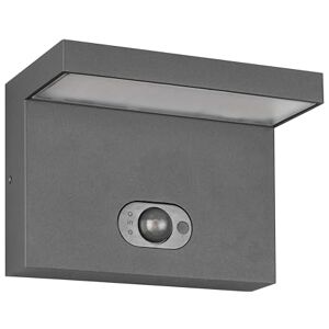 TRIO Leuchten LED de pared solar para exteriores BLYDE , aluminio fundido a presión antracita, LED de 5 vatios, funcionamiento híbrido solar/red, TRIO Leuchten LED de pared solar para exteriores BLYDE , aluminio fundido a presión antracita, LED de 5 vatios, funcionamiento híbrido solar/red,
